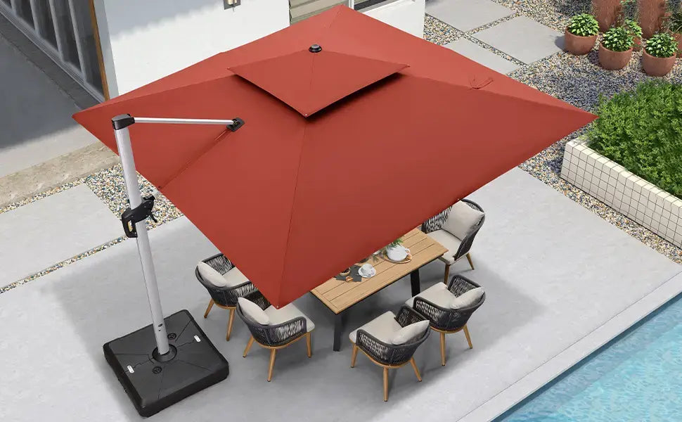 SolarShade™ Solcellsdrivet LED-paraply