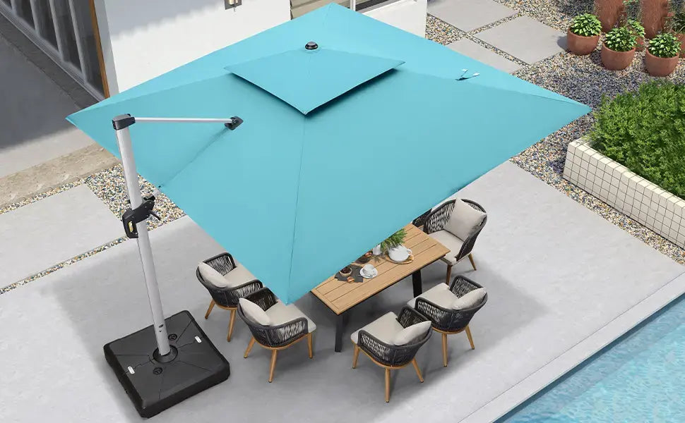 SolarShade™ Solcellsdrivet LED-paraply