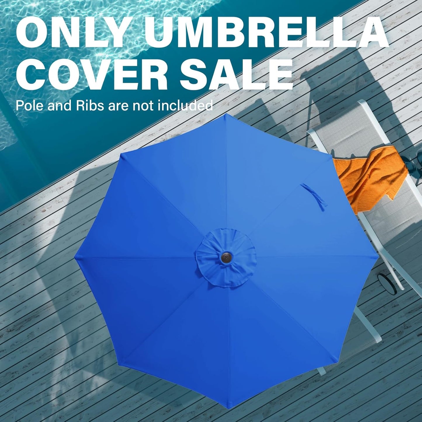 SolarShade™ Solcellsdrivet LED-paraply