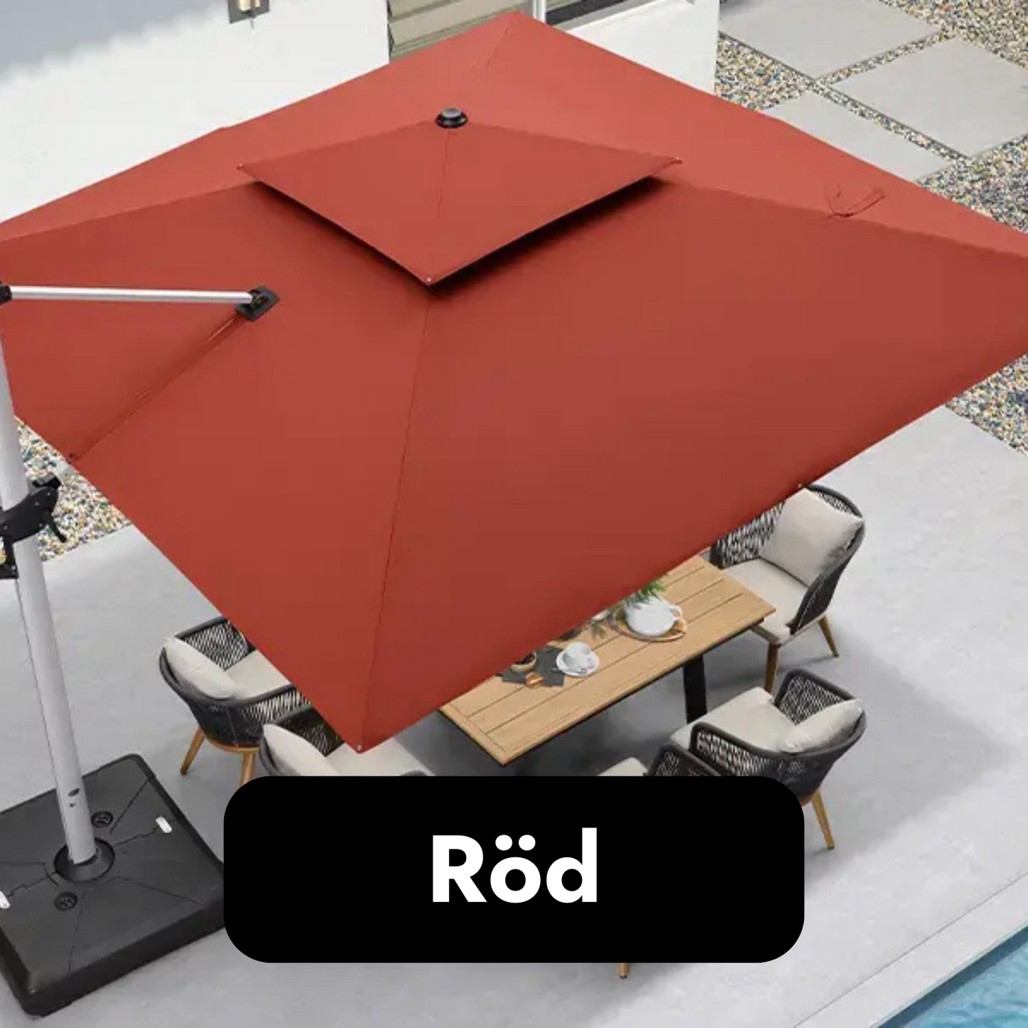 Shadora™ Paraply för terrassen
